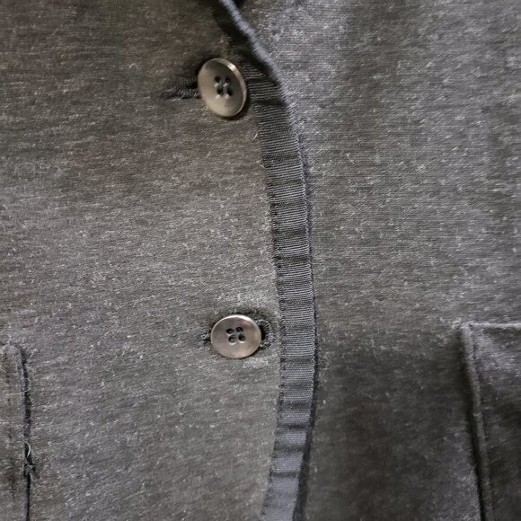 Roots Canada * Grey Stretch Knit Blazer * Sz M - Picture 6 of 10